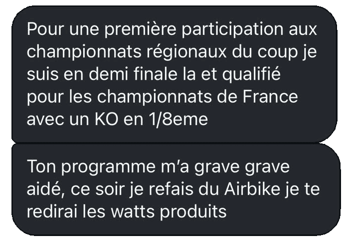 Capture d'un retour client MB PREPA