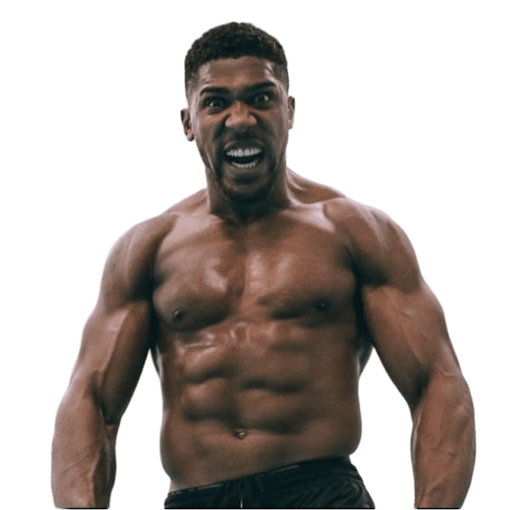 Boxeur Anthony Joshua après un combat